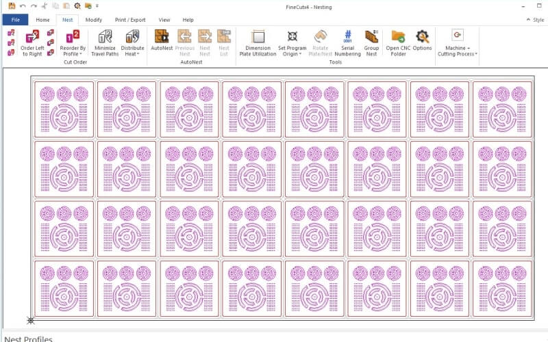Procut-Laser-Cutting-Software-Nest-Example-1 Exemple de nid de logiciel de découpe laser Procut