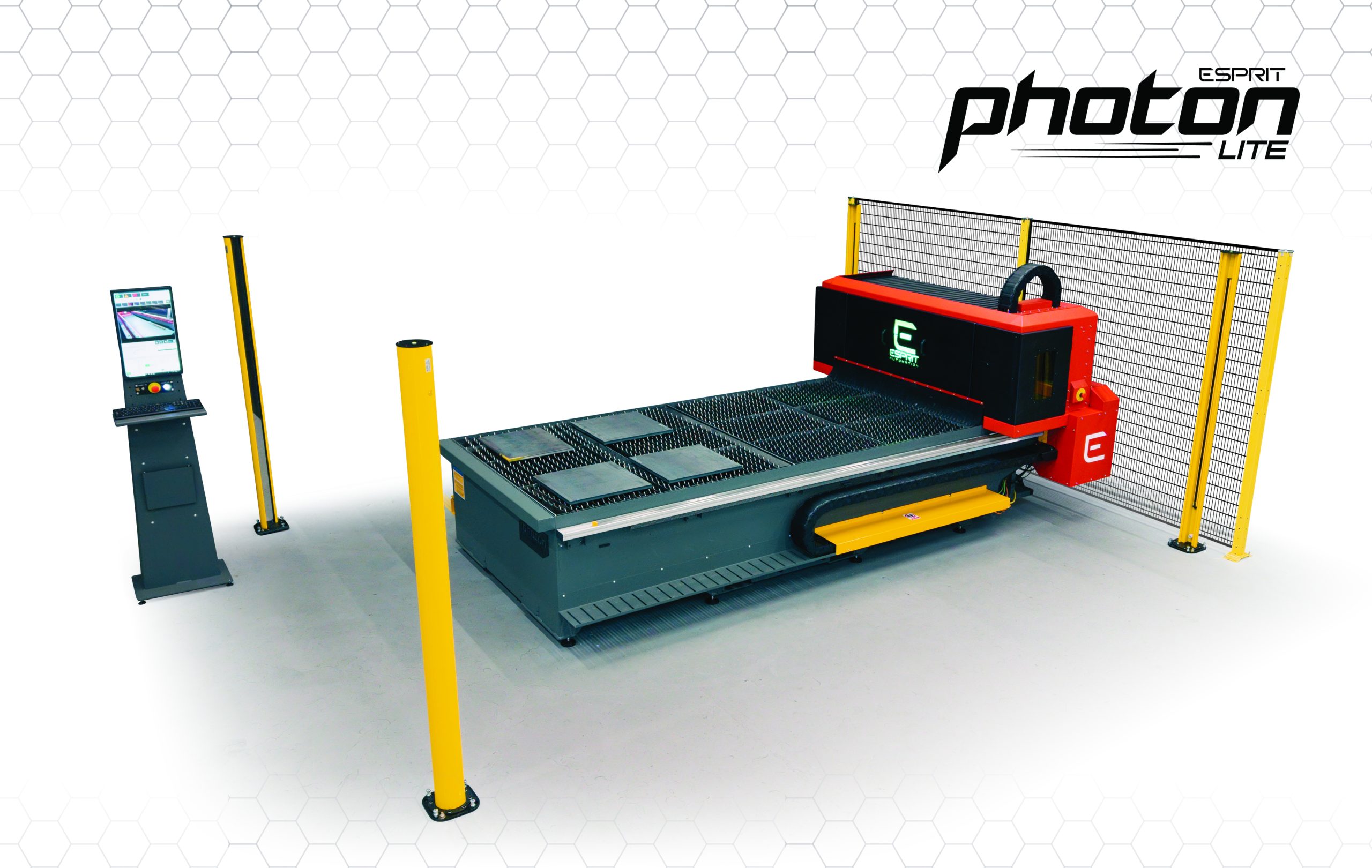 TEAMS background - Photon Lite Photon LITE CNC Fiber Laser Cutter, made in the UK